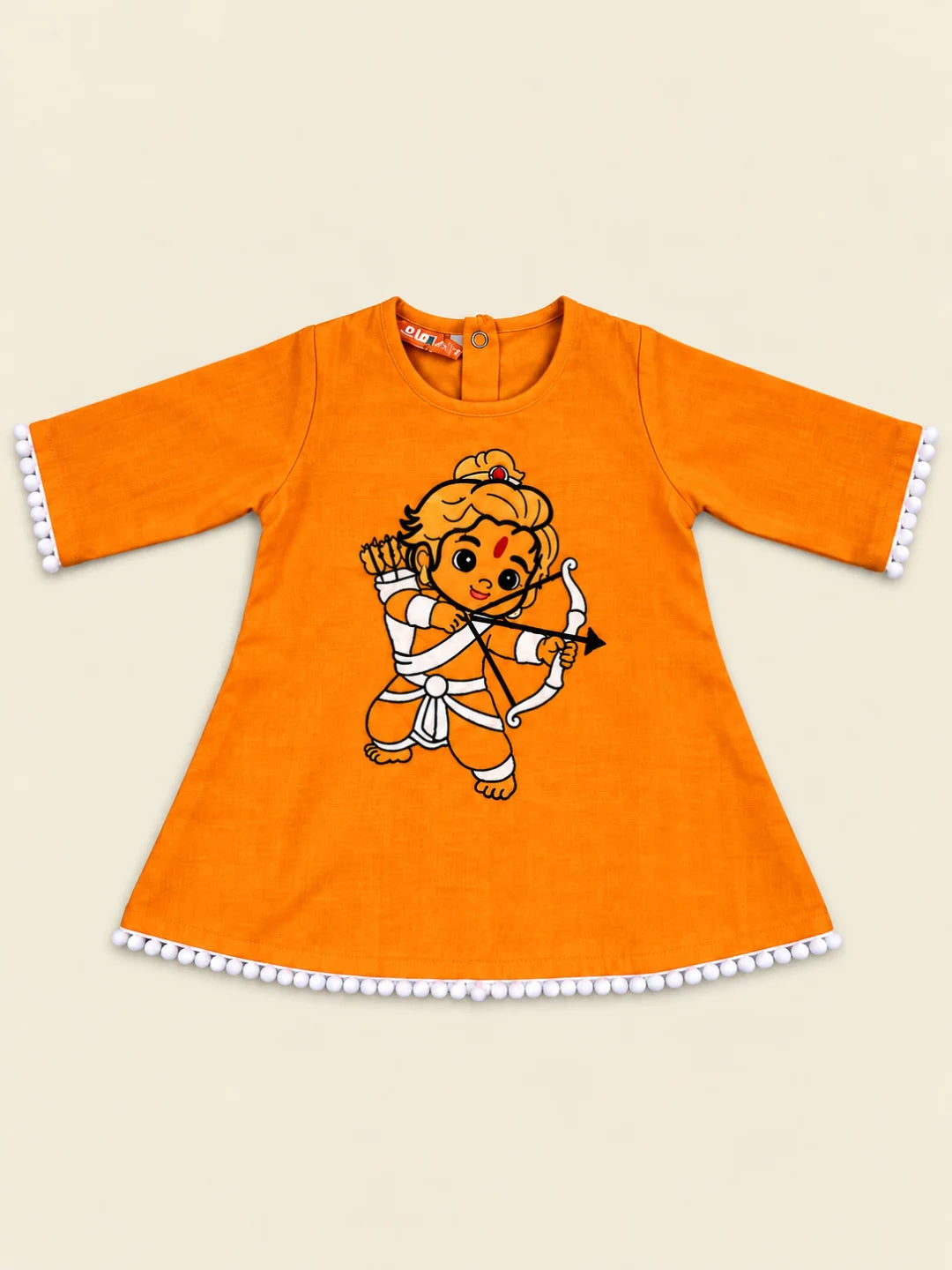 Bownbee Embroidered Kurti with Harem For Infant Girls