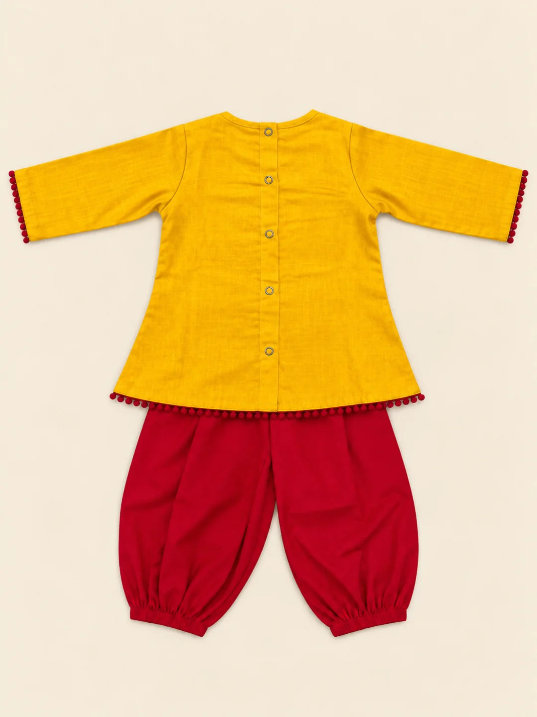 Bownbee Embroidered Kurti with Harem For Infant Girls
