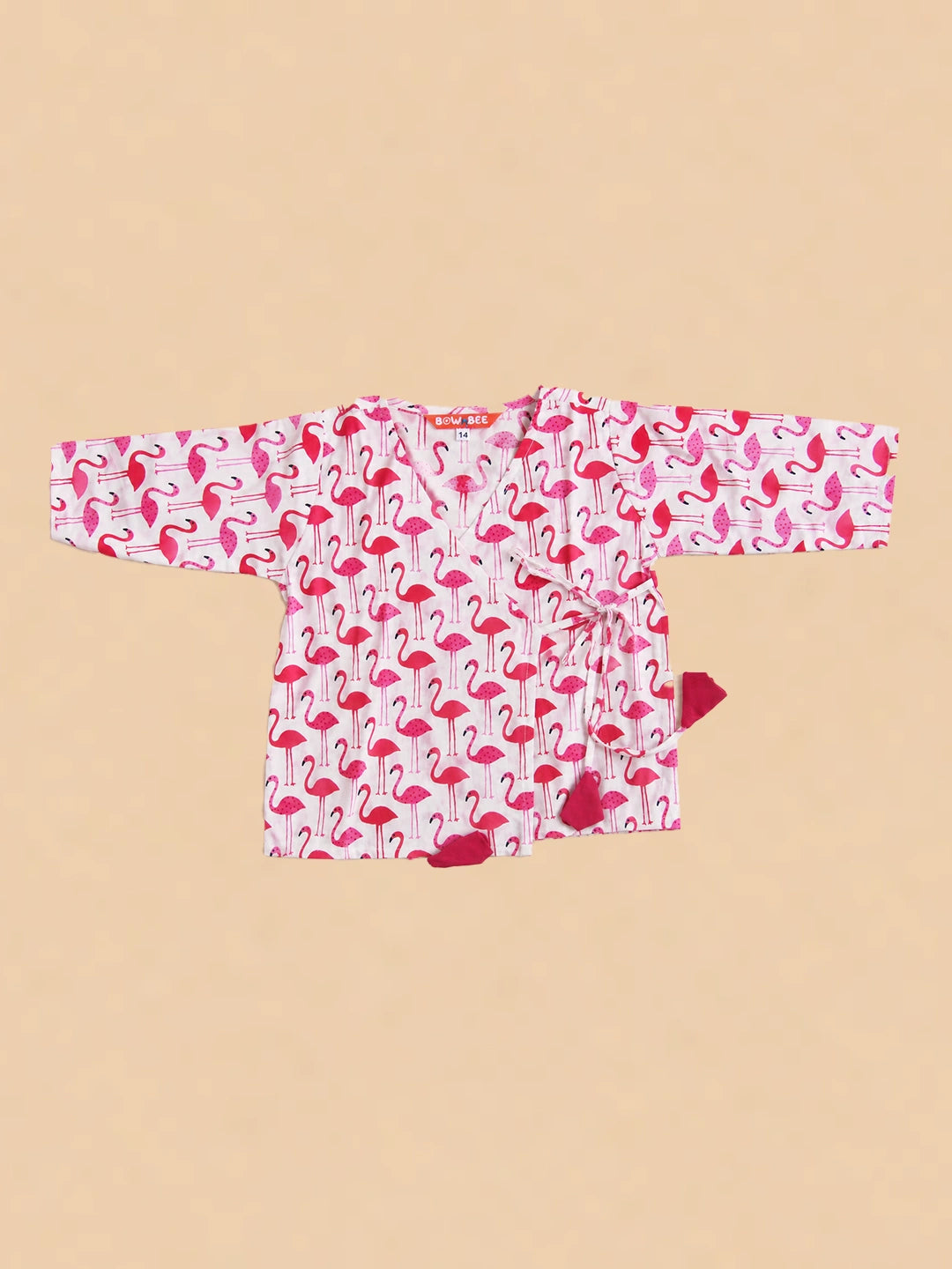 BownBee Full Sleeve Jhabla & Harem With Hairband For Girls