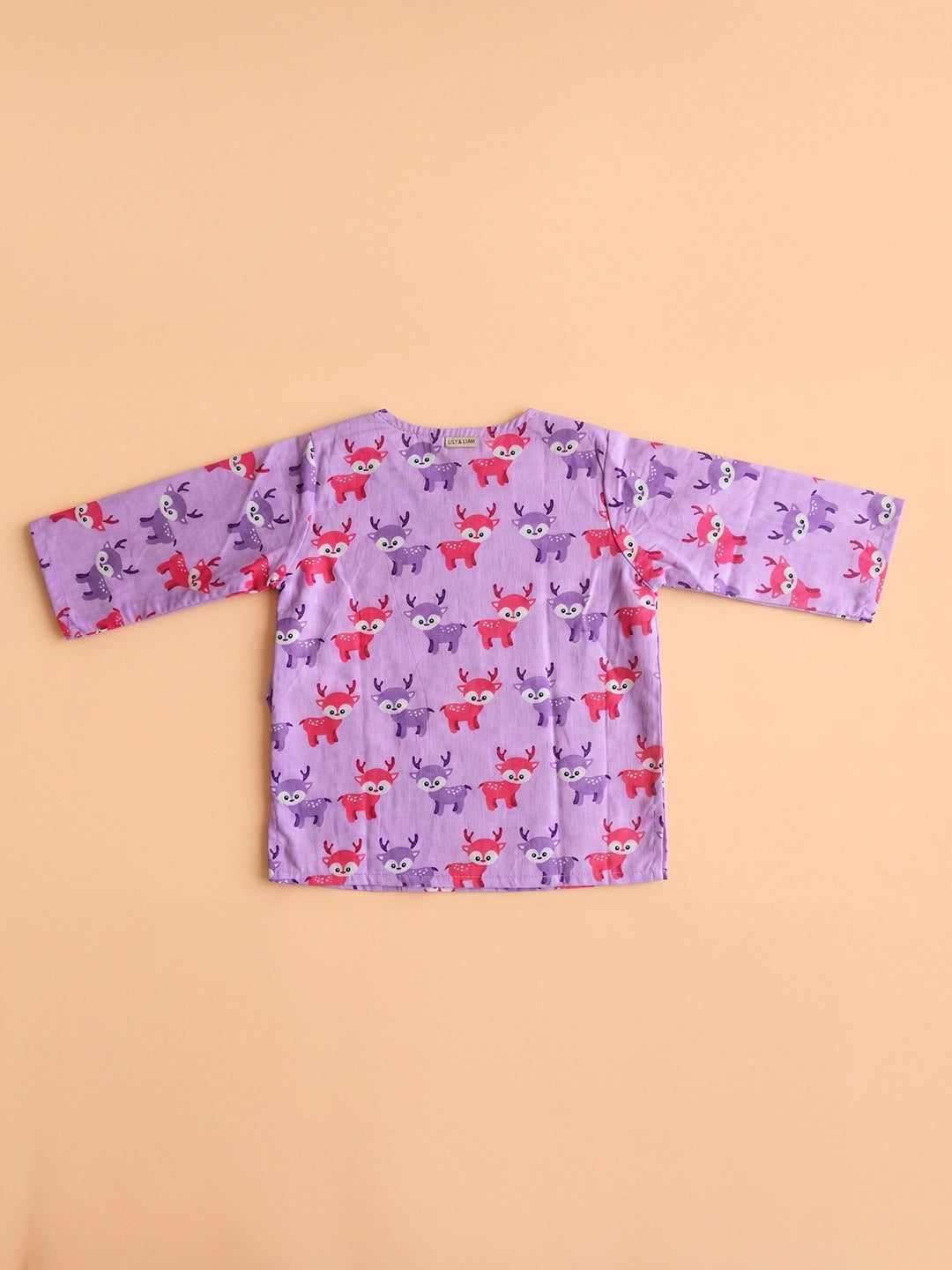 BownBee Full Sleeve Jhabla & Harem With Hairband For Girls