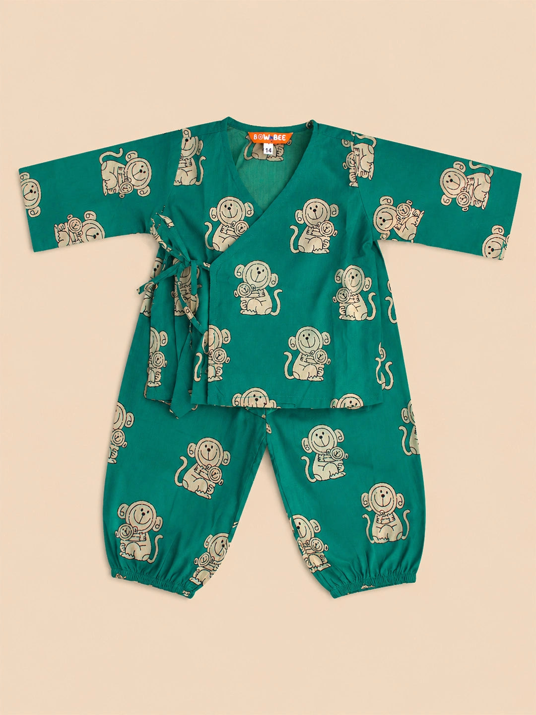 BownBee Full Sleeve Jhabla & Harem For Boys