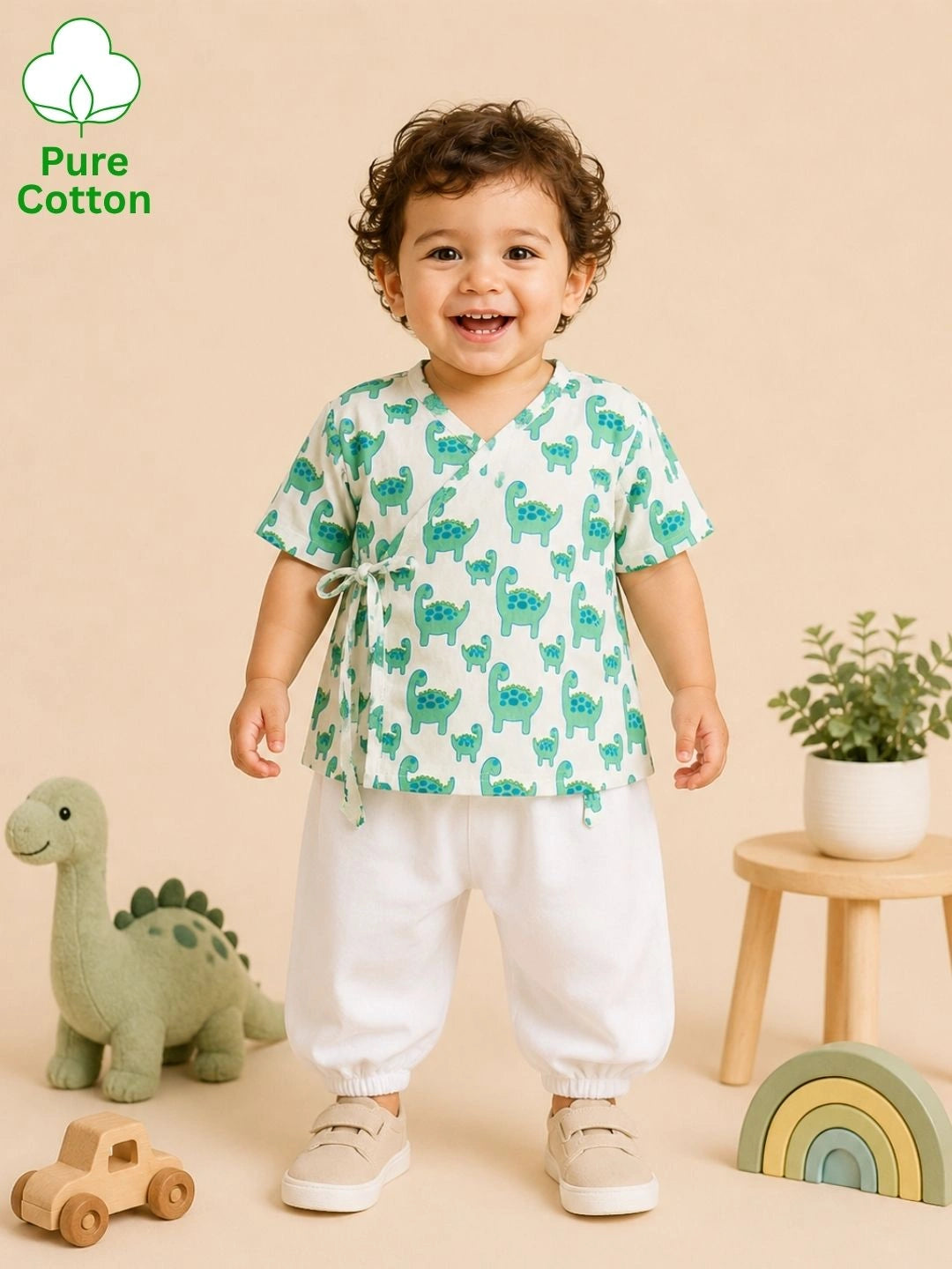 BownBee Half Sleeve Jhabla & Harem For Boys