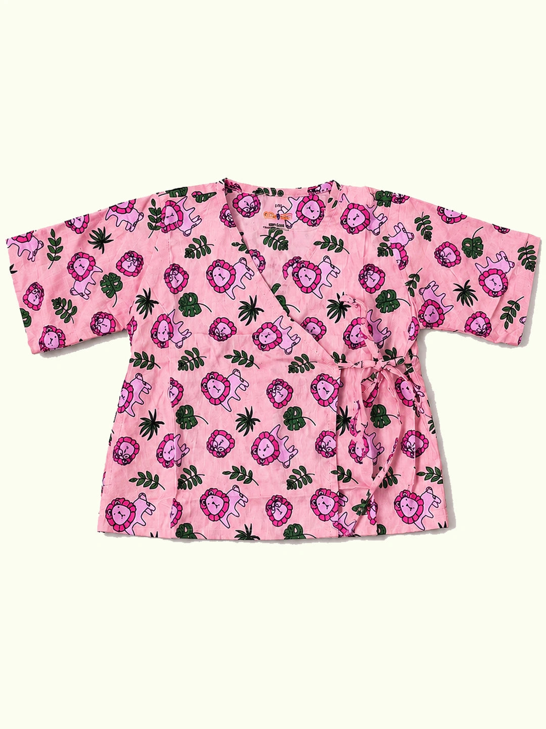 BownBee Full Sleeve Jhabla & Harem With Hairband For Girls