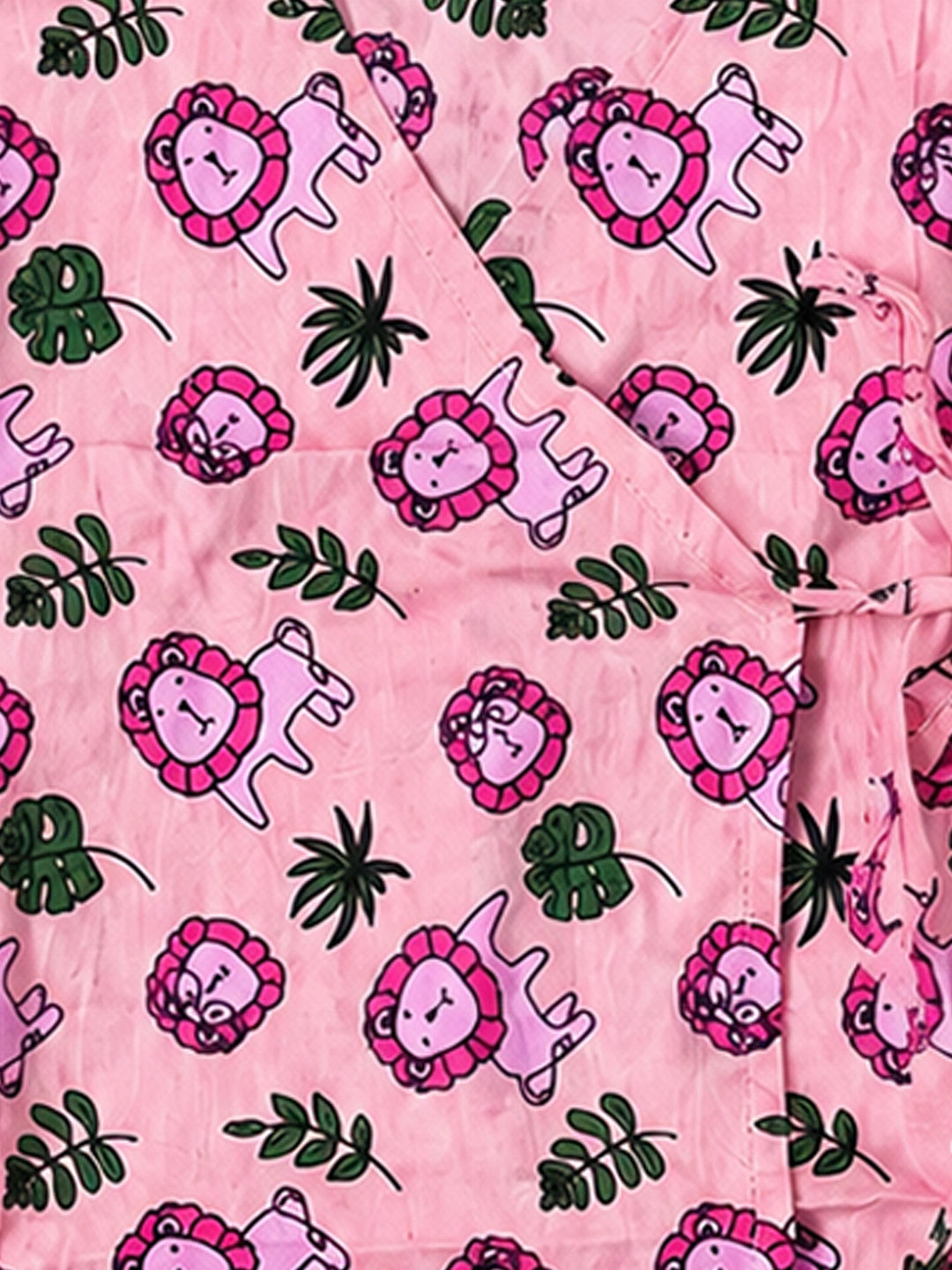 BownBee Full Sleeve Jhabla & Harem With Hairband For Girls