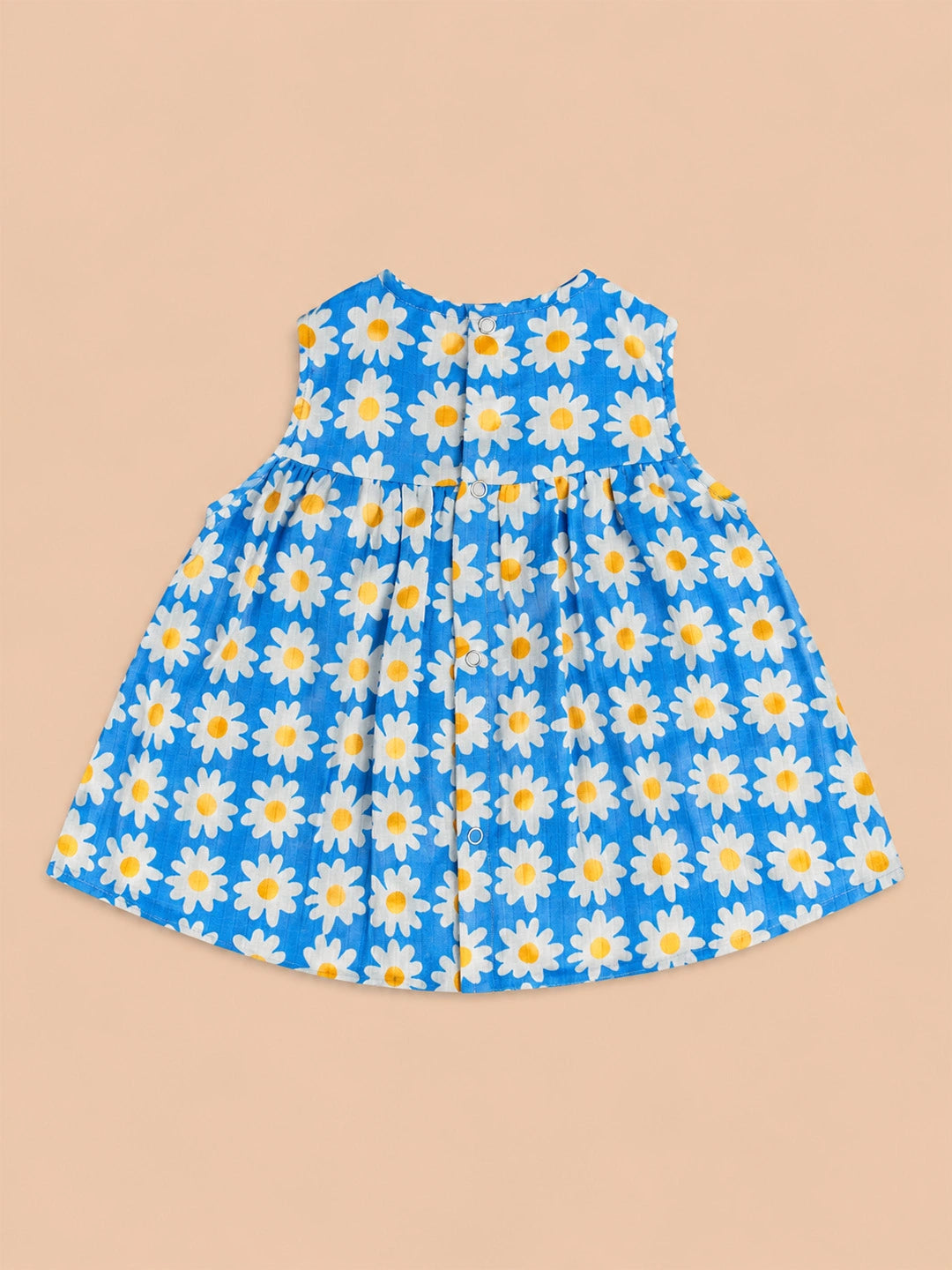 BownBee Sleeveless Jhabla & Shorts With Hairband For Girls