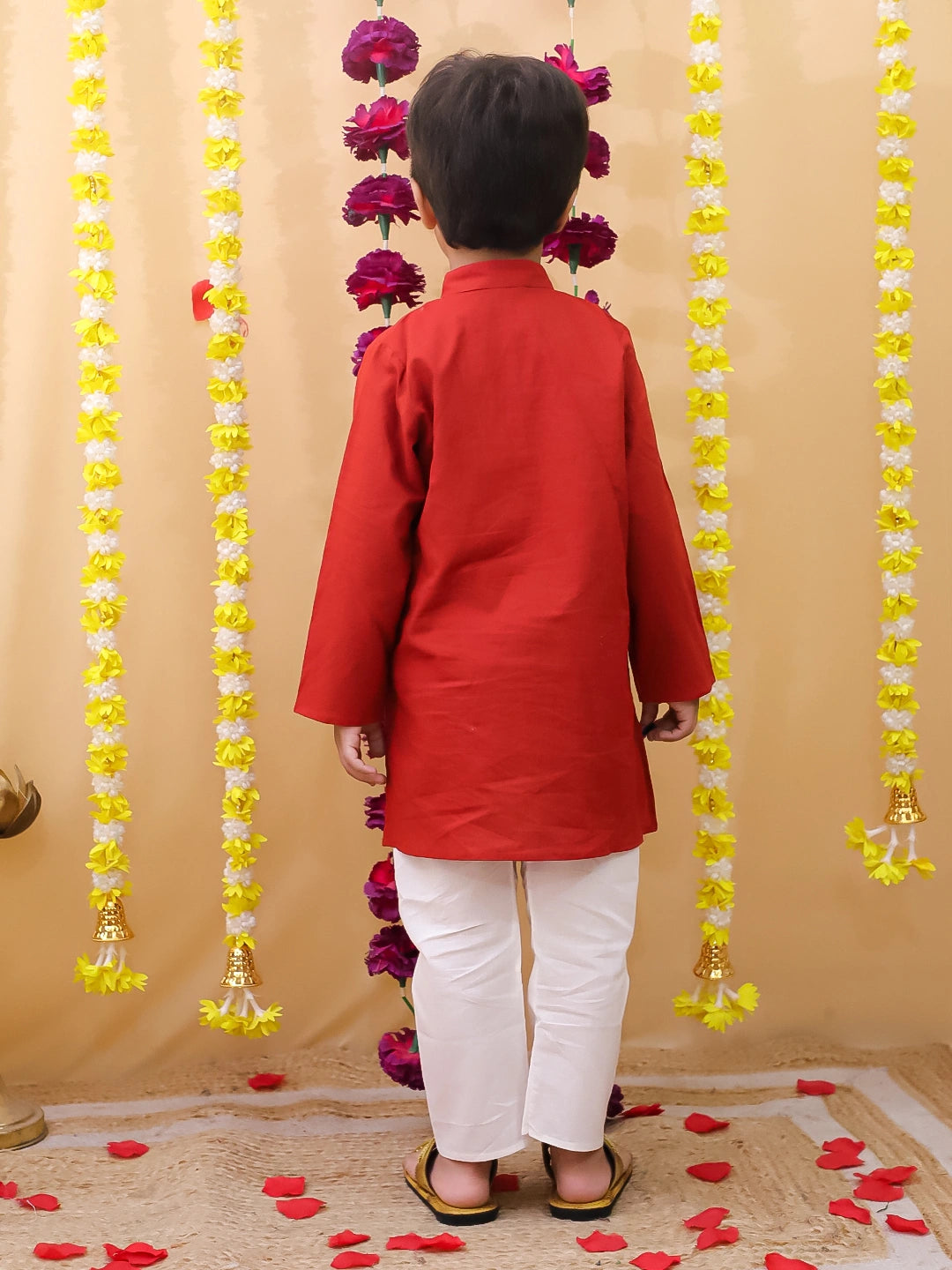 BownBee Cotton Kurta Pajama & Ethnic Suit  Sibling Set