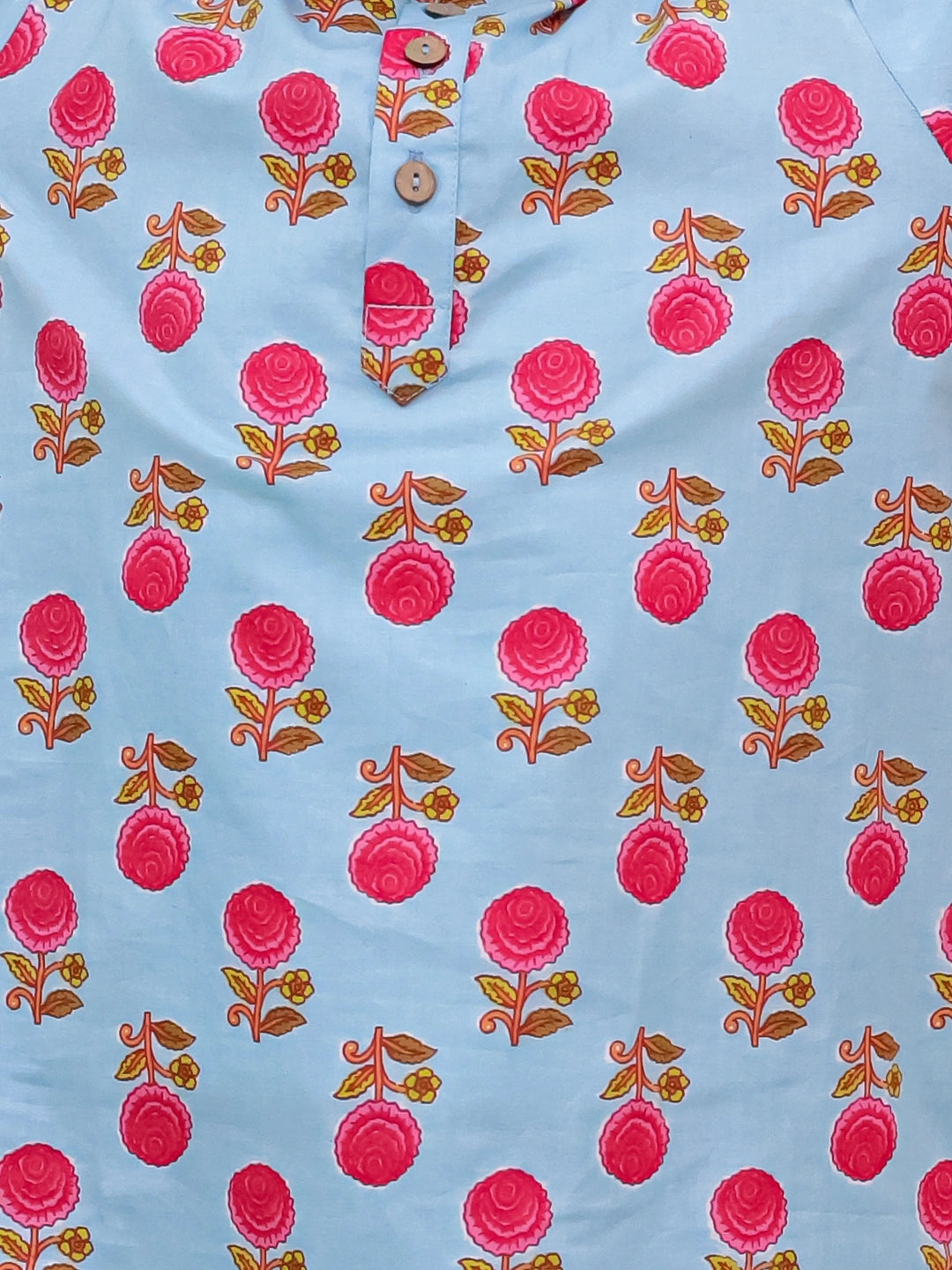 BownBee  Full Sleeves  Kurta Pajama Set For Boys - Blue