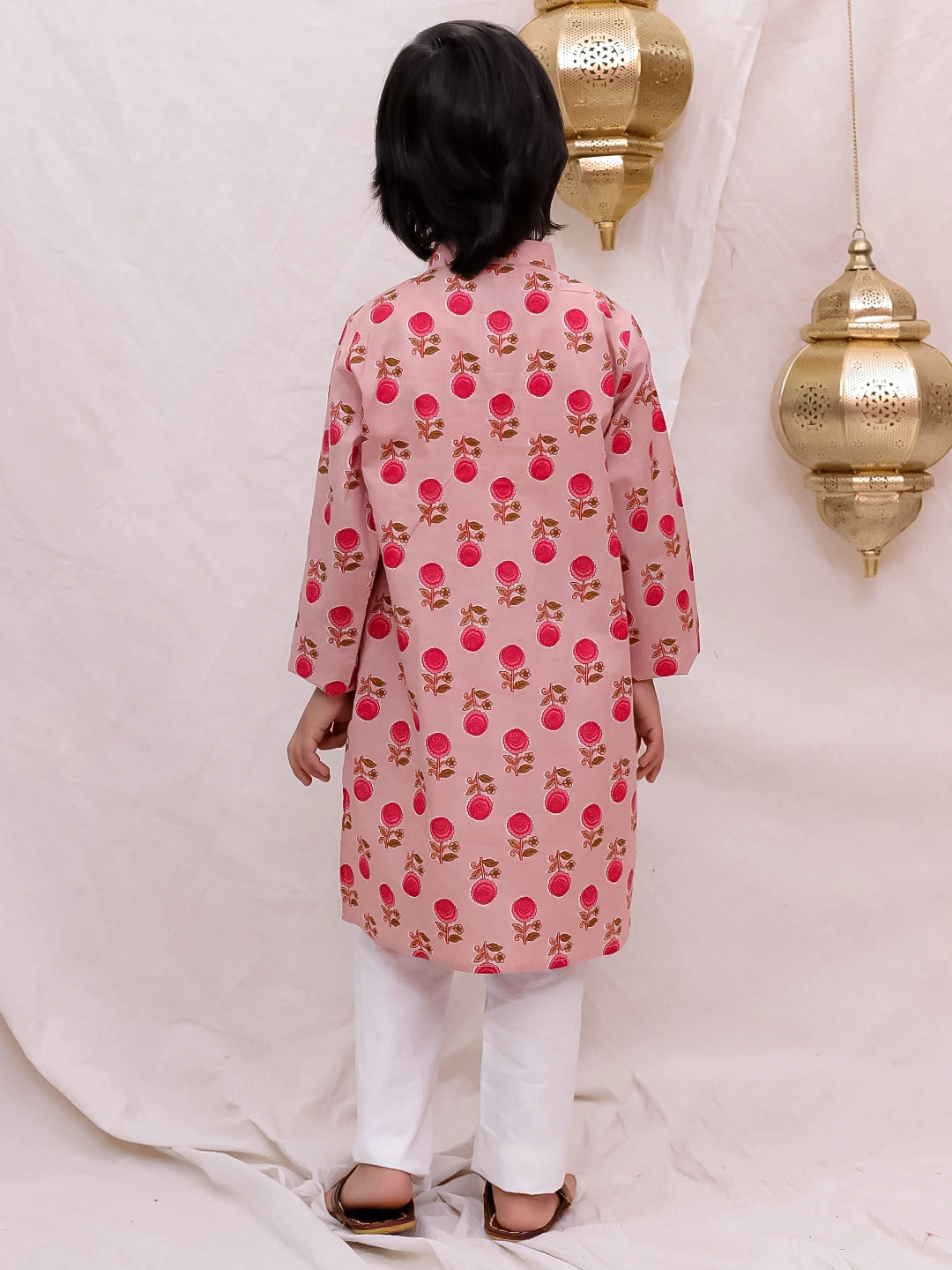 BownBee  Full Sleeves  Kurta Pajama Set For Boys - Blue