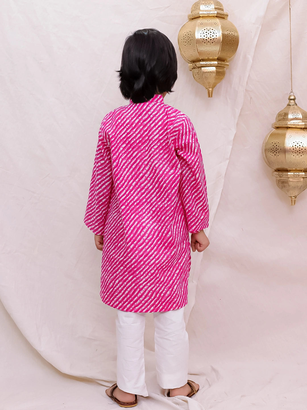 BownBee  Full Sleeves  Kurta Pajama Set For Boys - Yellow