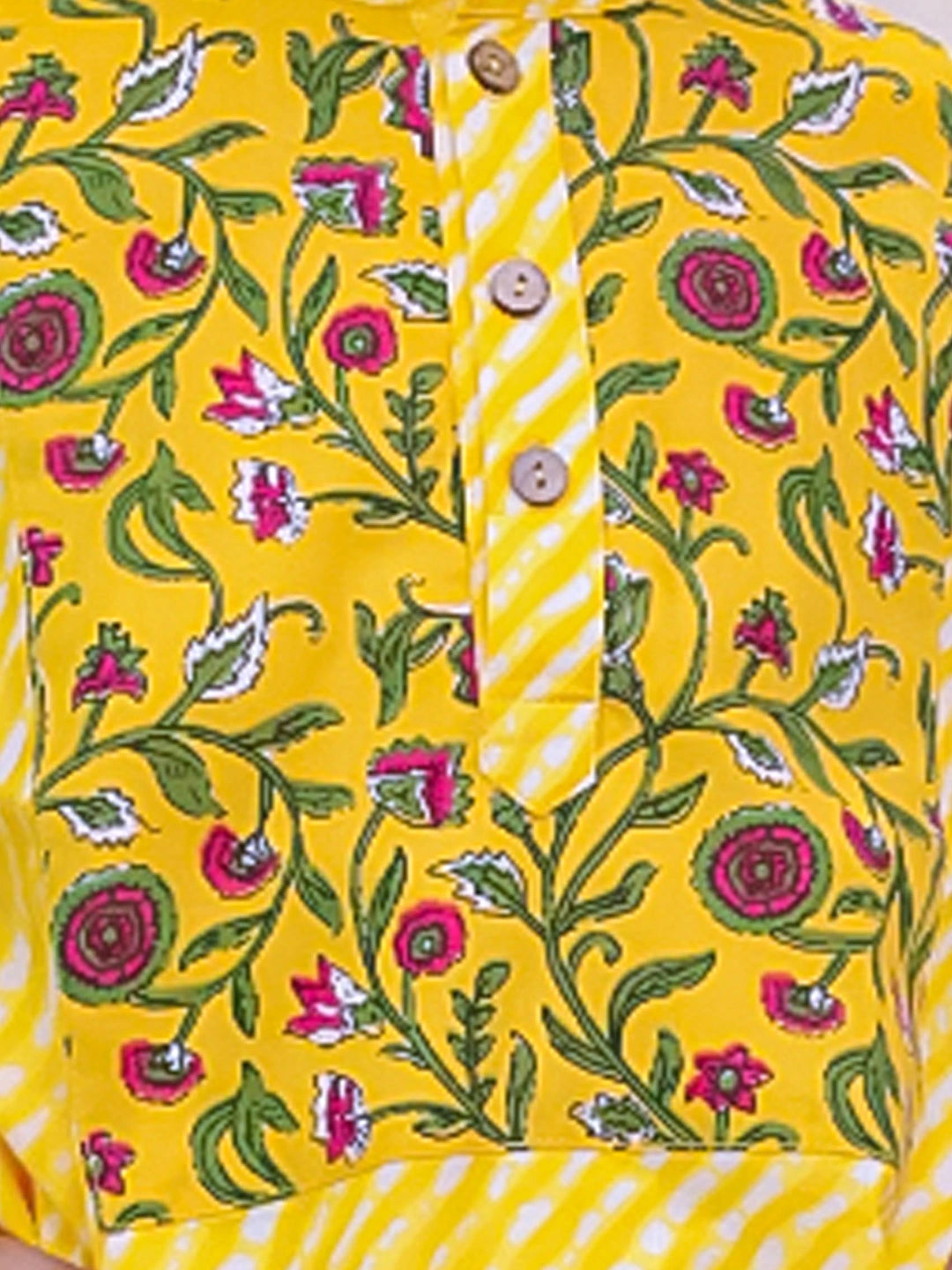 BownBee  Full Sleeves  Kurta Pajama Set For Boys - Yellow