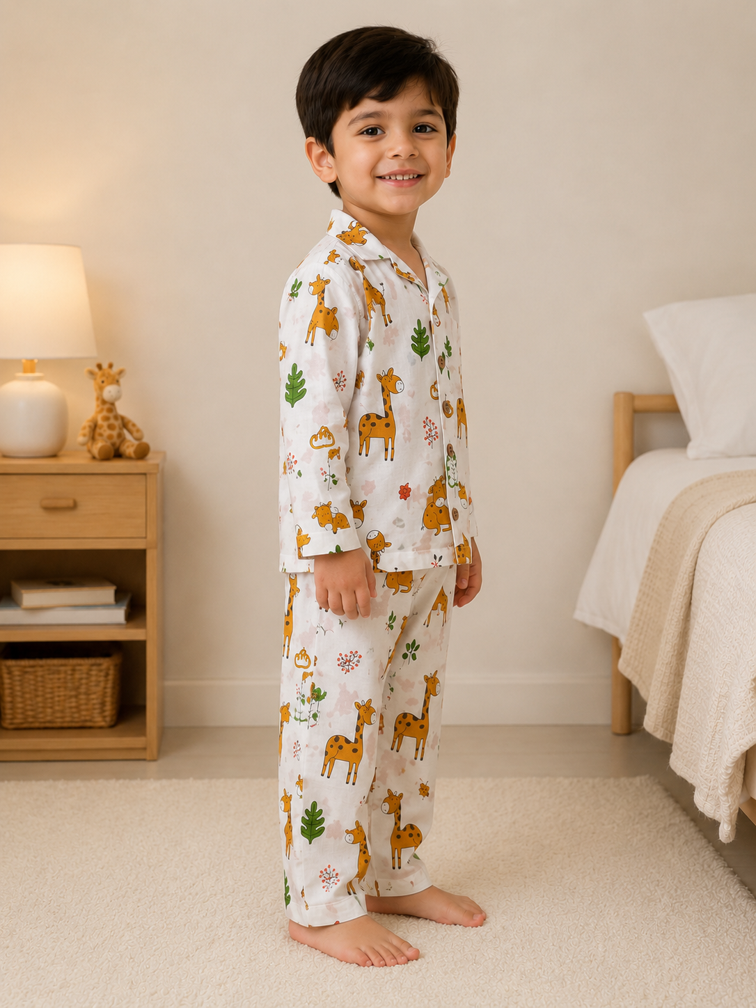 BownBee Pure Cotton Night Suits For Boys