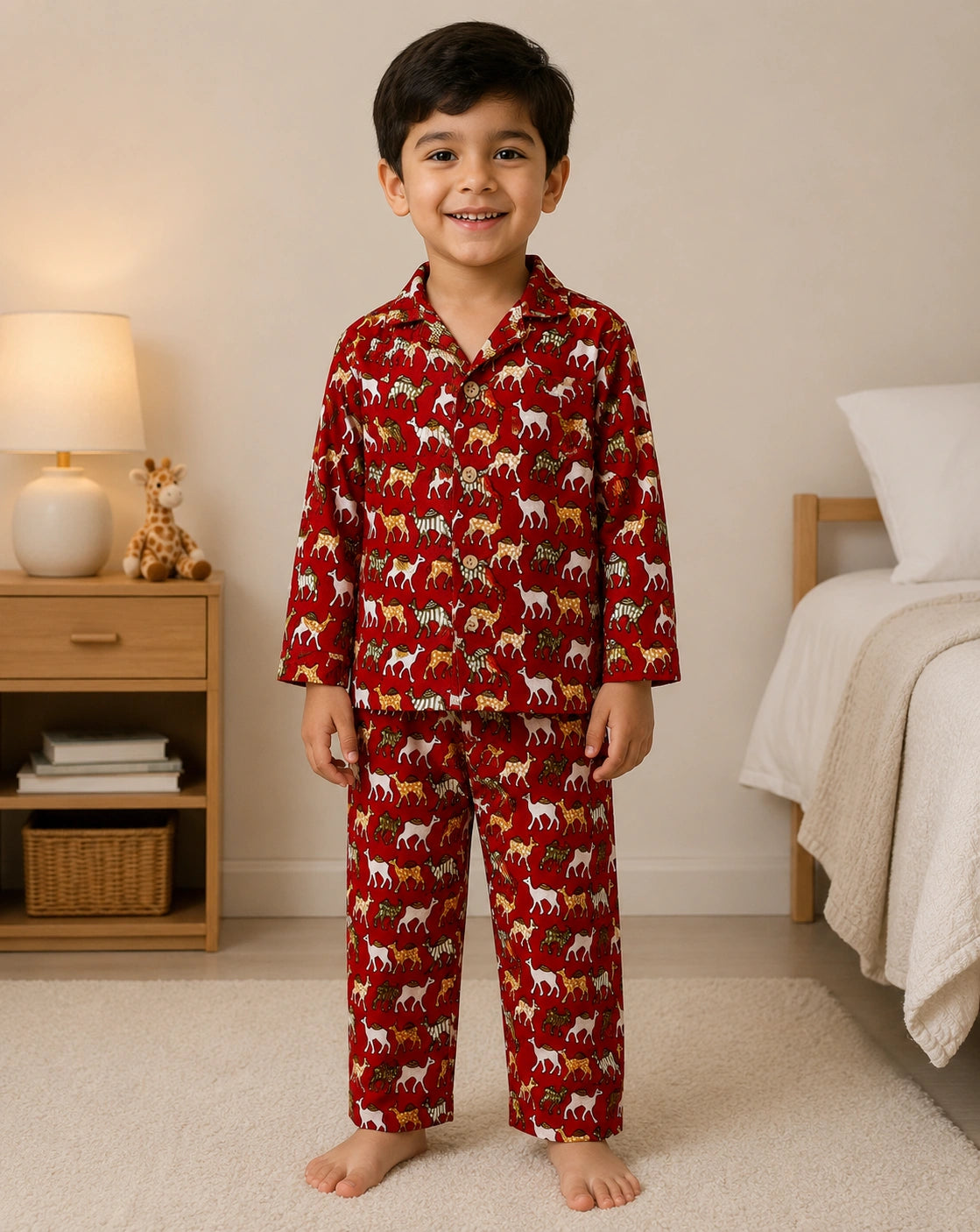 BownBee Pure Cotton Night Suits For Boys