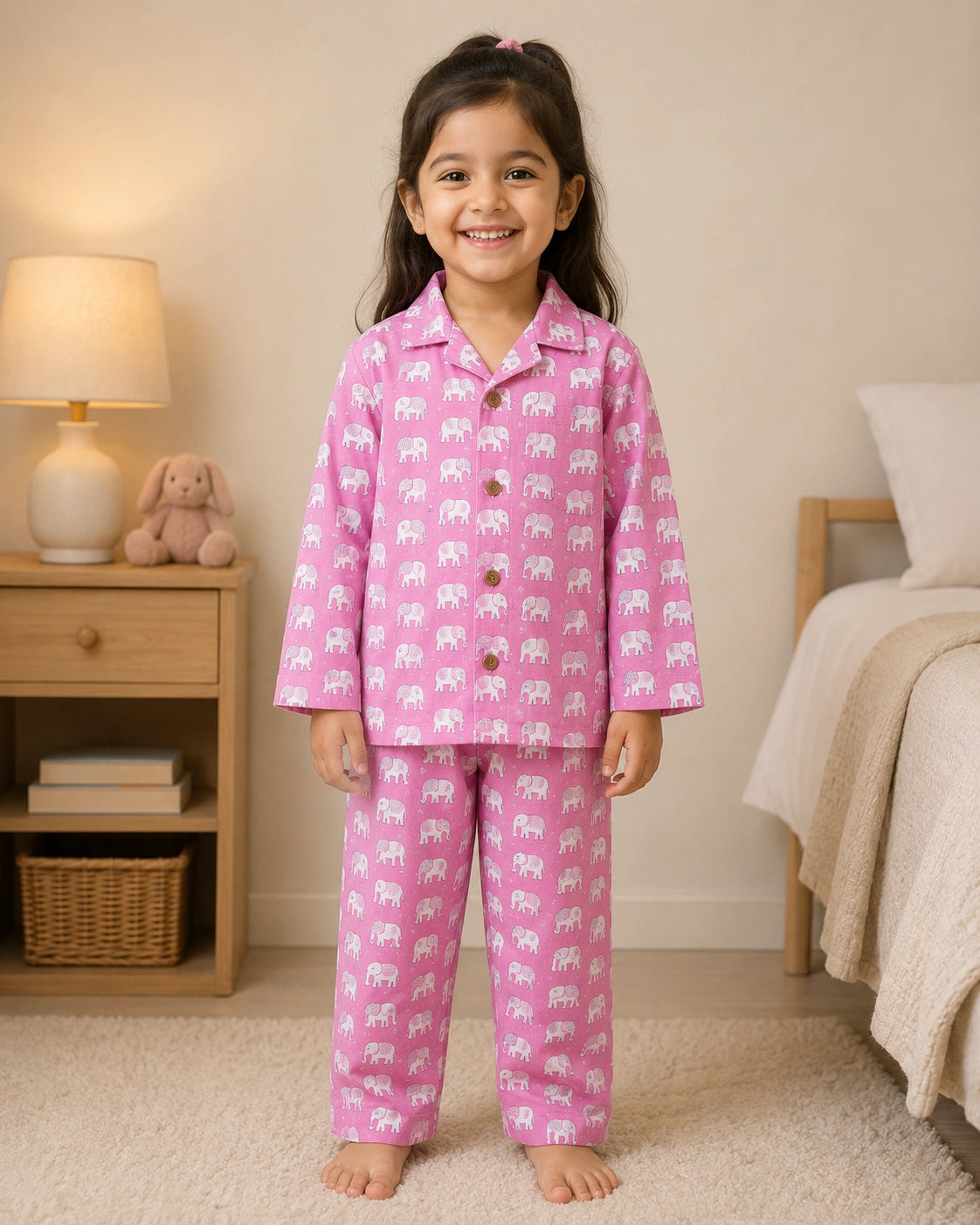 BownBee Pure Cotton Night Suits For Girls