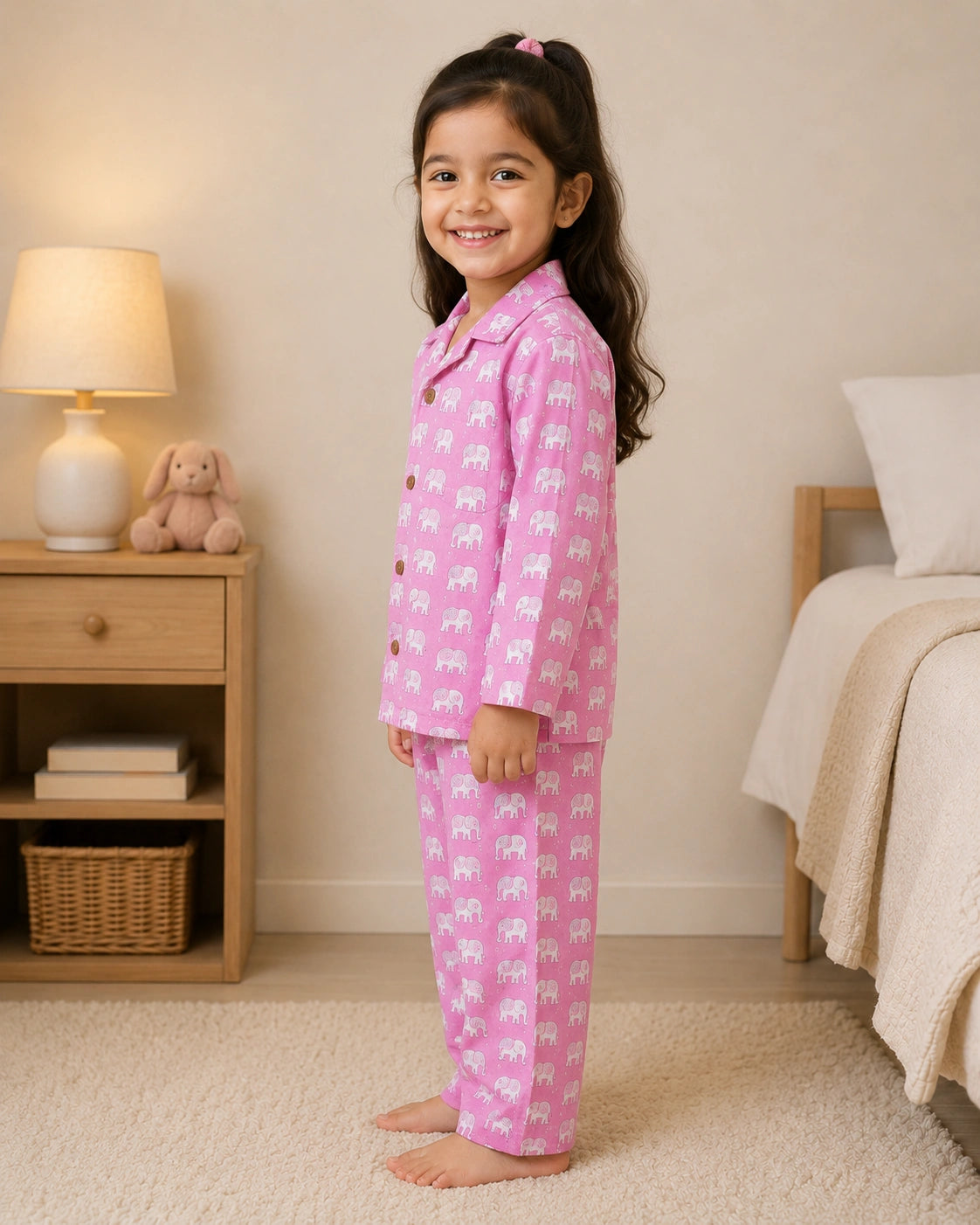 BownBee Pure Cotton Night Suits For Girls