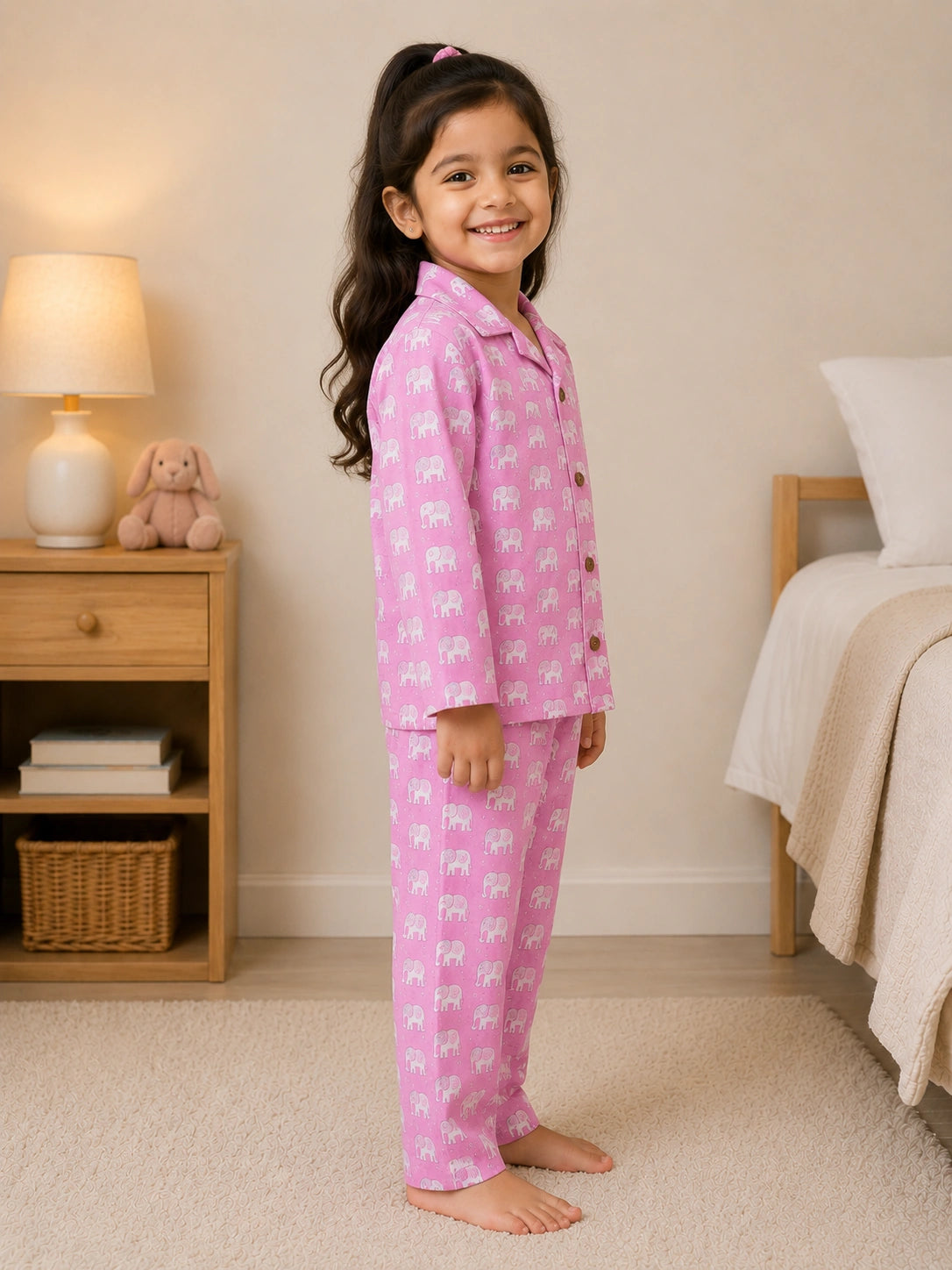 BownBee Pure Cotton Night Suits For Girls
