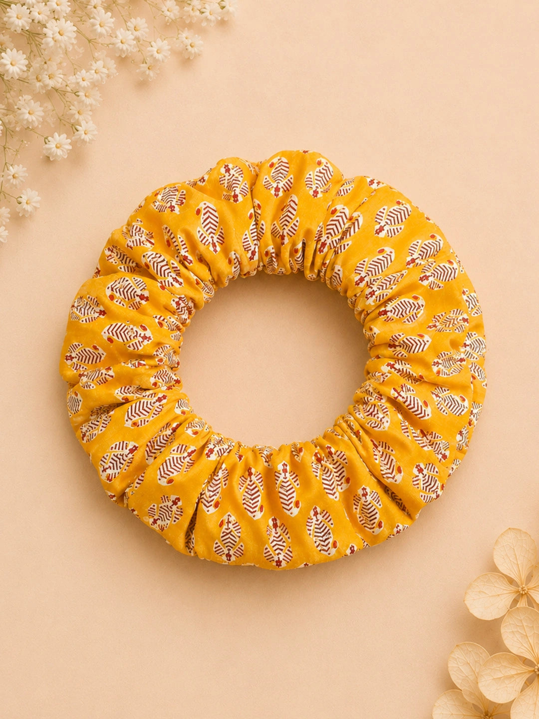 BownBee Cotton Scrunchie For Girls