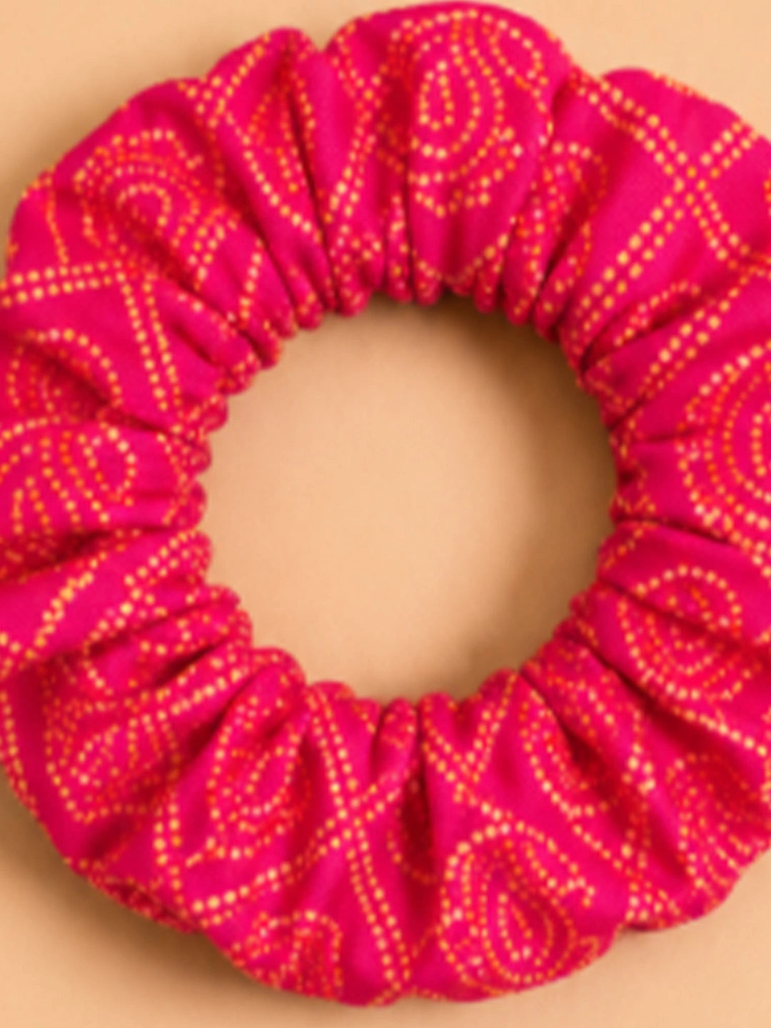 BownBee Cotton Scrunchie For Girls