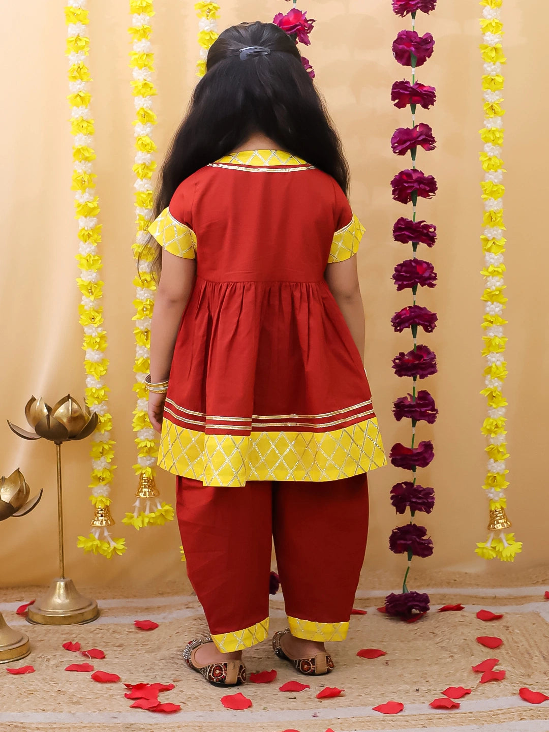 BownBee Cotton Kurta Pajama & Ethnic Suit  Sibling Set