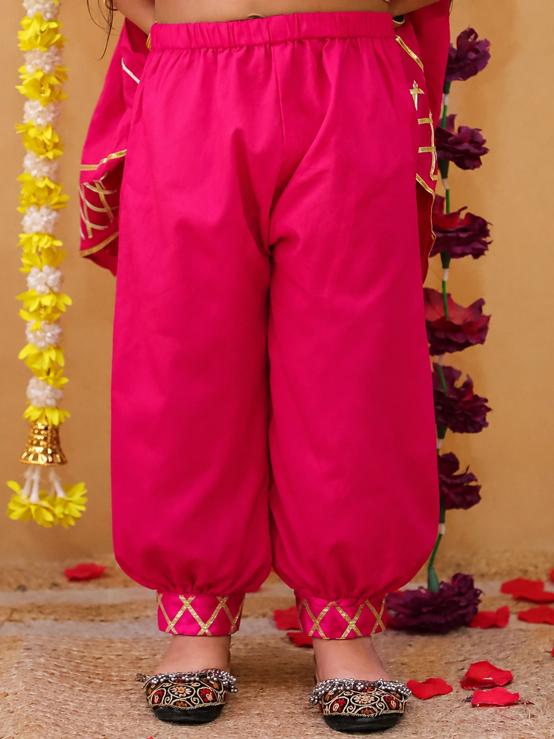 BownBee Cotton Kurta Pajama & Ethnic Suit  Sibling Set