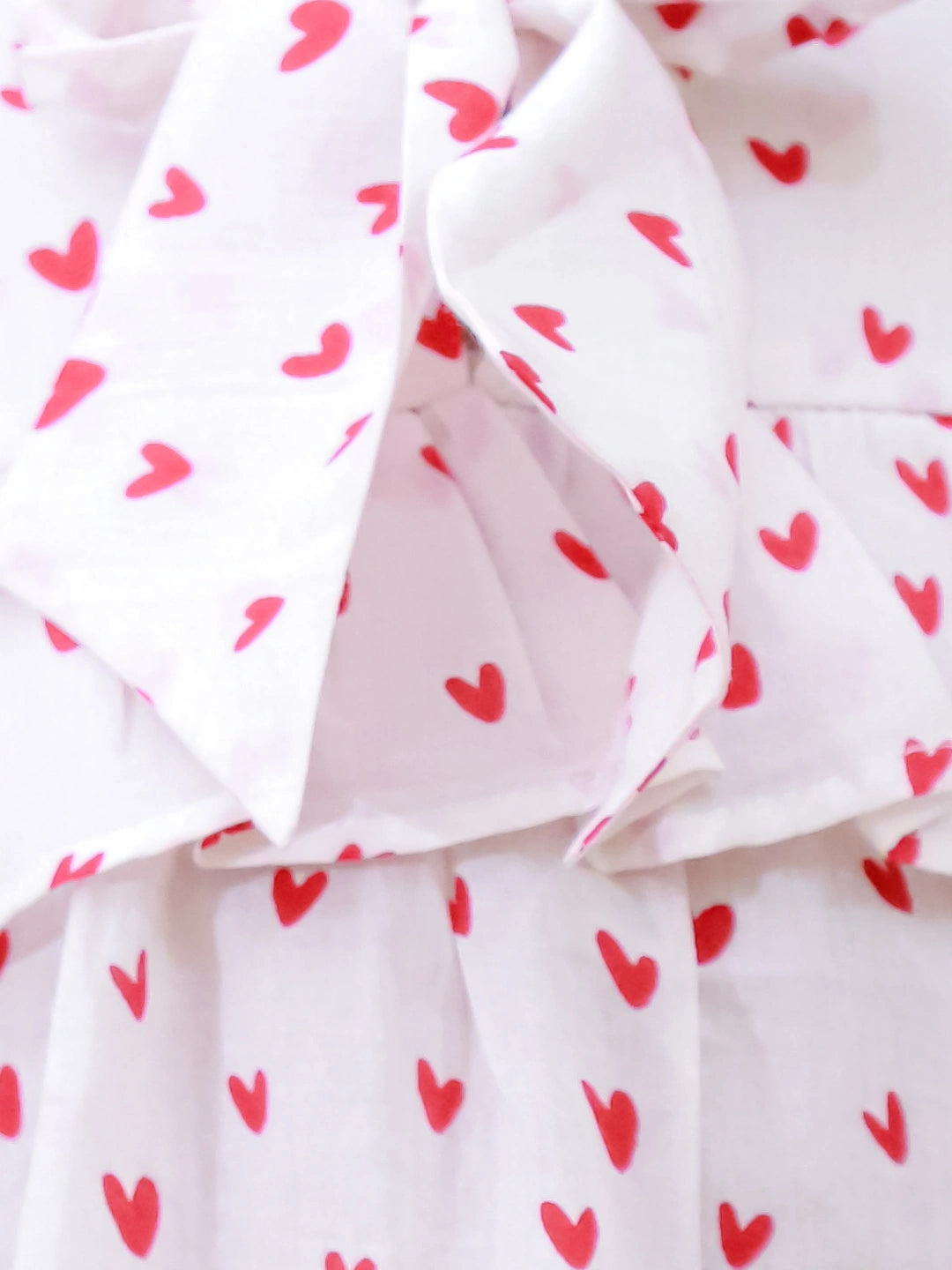 BownBee Pure Cotton Sleeveless Ruffled Neck Top For Girls - Pink