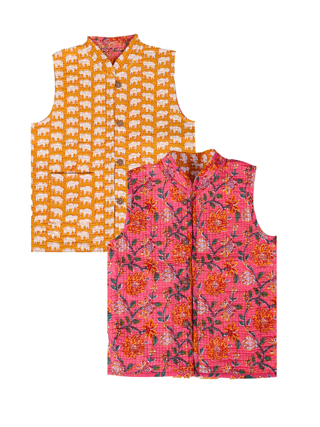 BownBee Cotton Reversible Winter Jacket For Boys & Girls