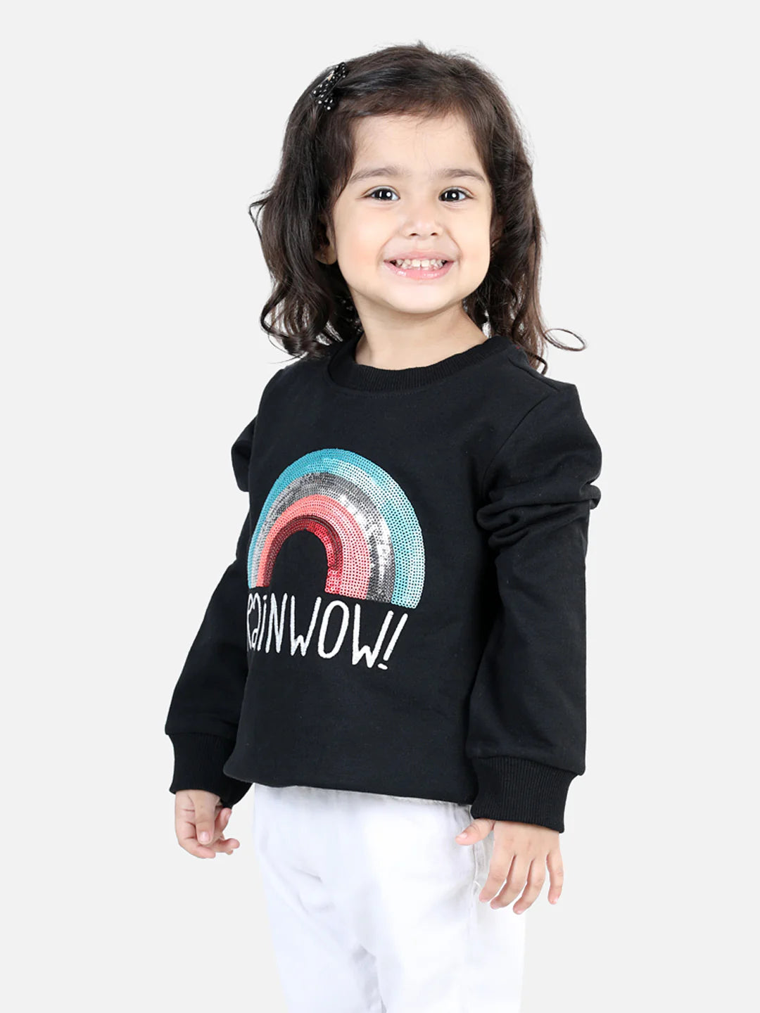 BownBee Full Sleeve Sweatshirt for Girls