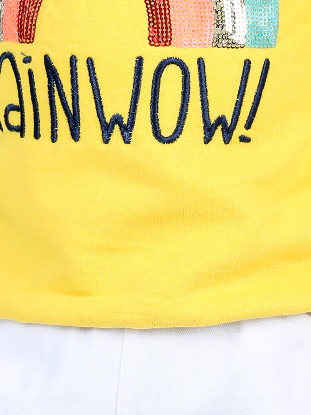 BownBee Full Sleeve Sweatshirt for Girls- Yellow