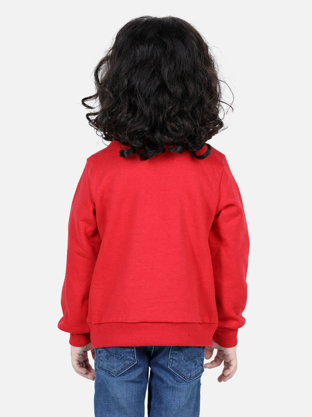 BownBee Full Sleeve Sweatshirt for Boys- Red