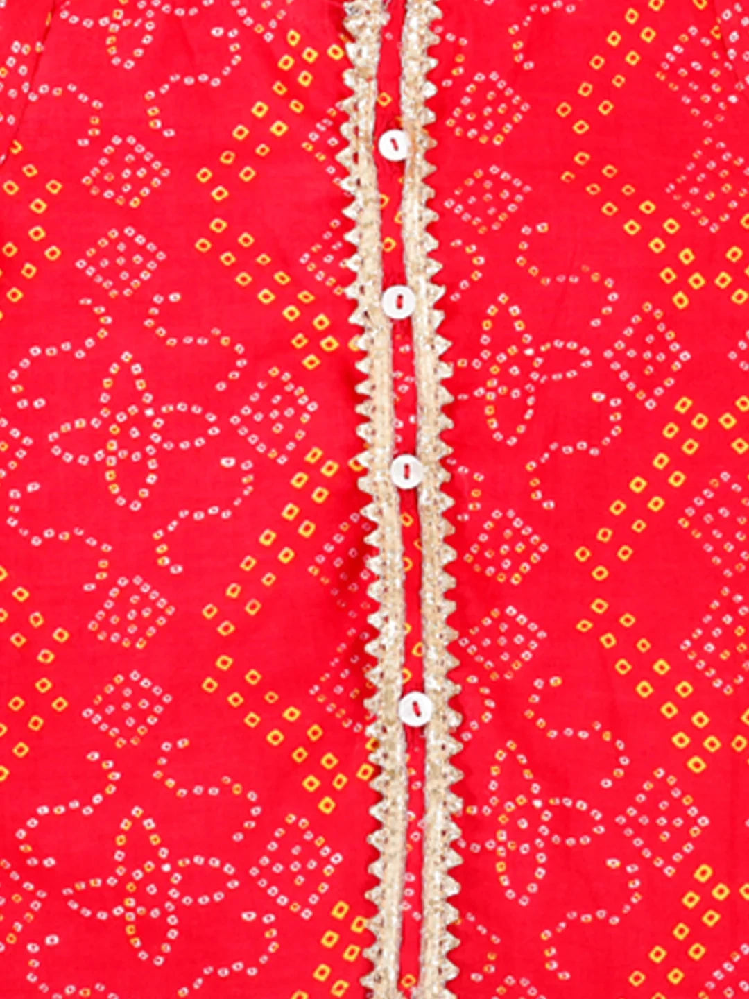 Bownbee Girls Pure Cotton Ethnic Set For Infants