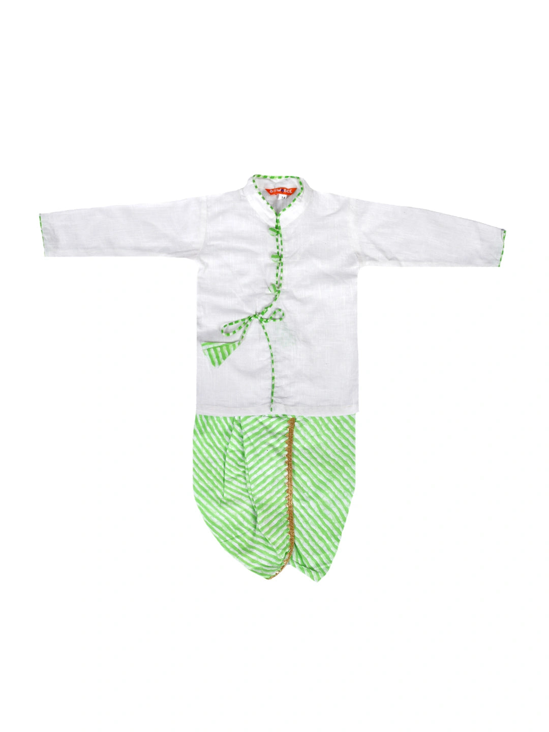 Bownbee Boys Pure Cotton Dhoti Kurta For Infants