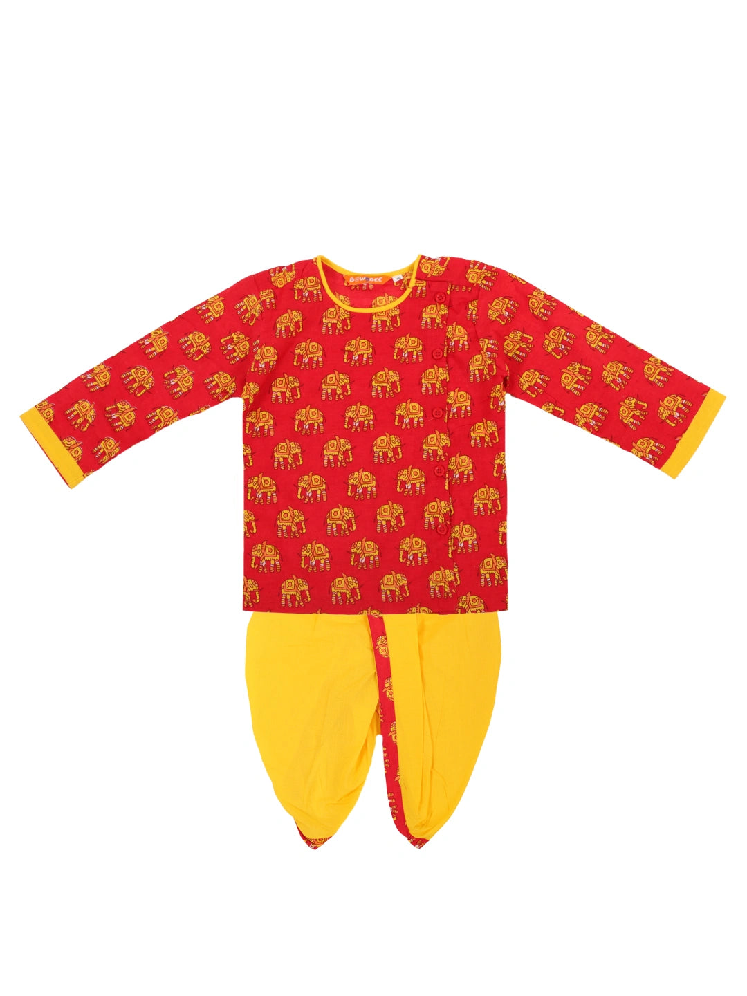 Bownbee Boys Pure Cotton Dhoti Kurta For Infants