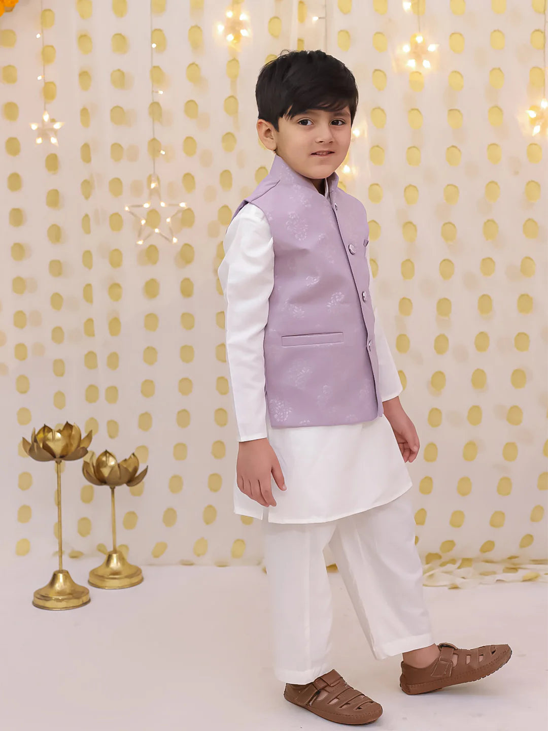 BownBee Bandh Gala Winter Nehru Jacket For Boys