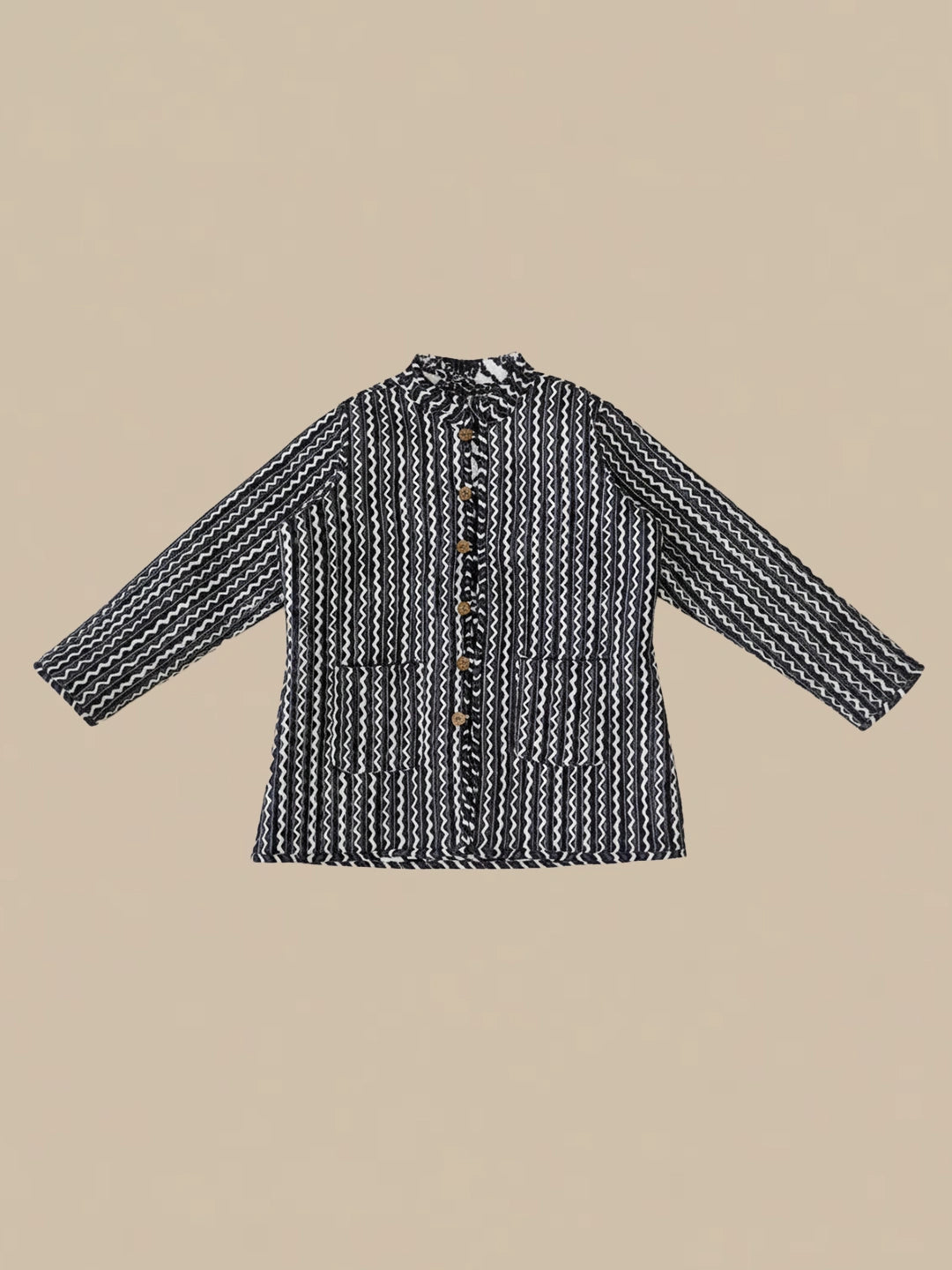 BownBee Pure Cotton Printed Quilted & Reversible Jackets For Women - Red