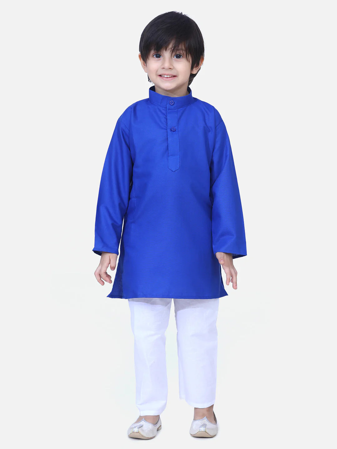 BownBee Full Sleeves Solid Kurta With Pajama for Boys
