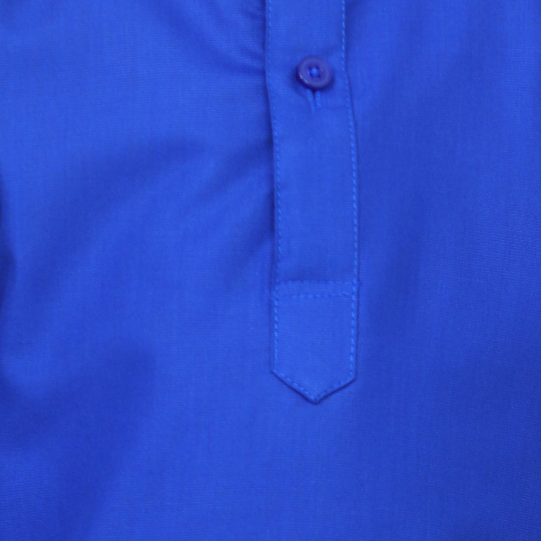 BownBee Solid Full Sleeves Kurta and Pyjama Sets- Blue