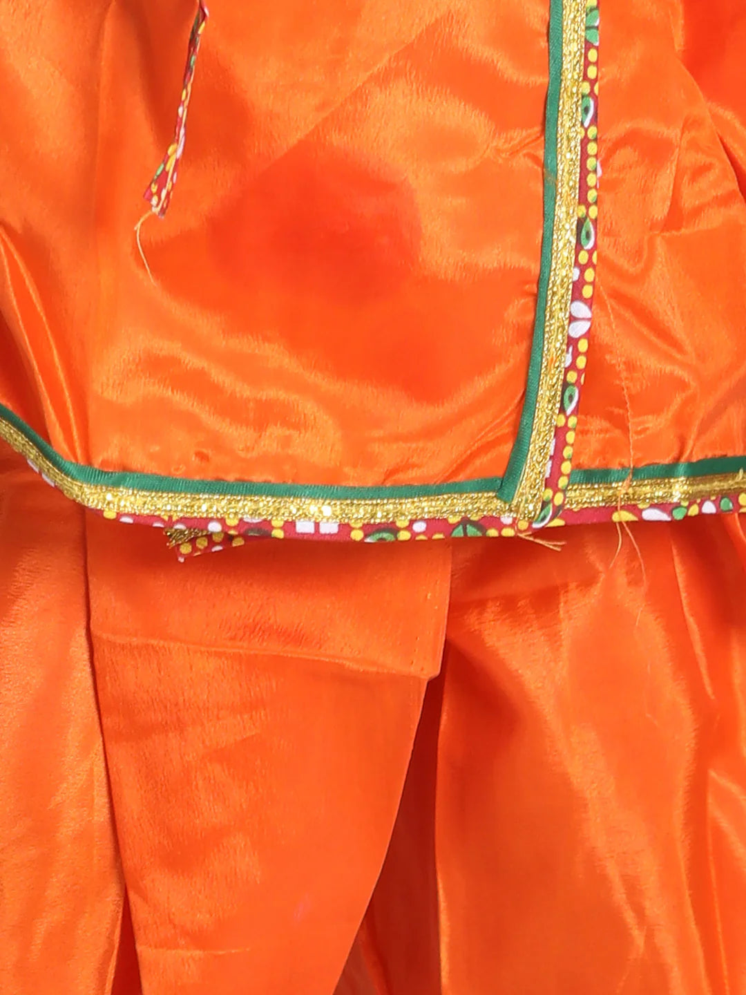 BownBee Full Sleeves Kanhaiya Suit With Basuri & Mukut With Band