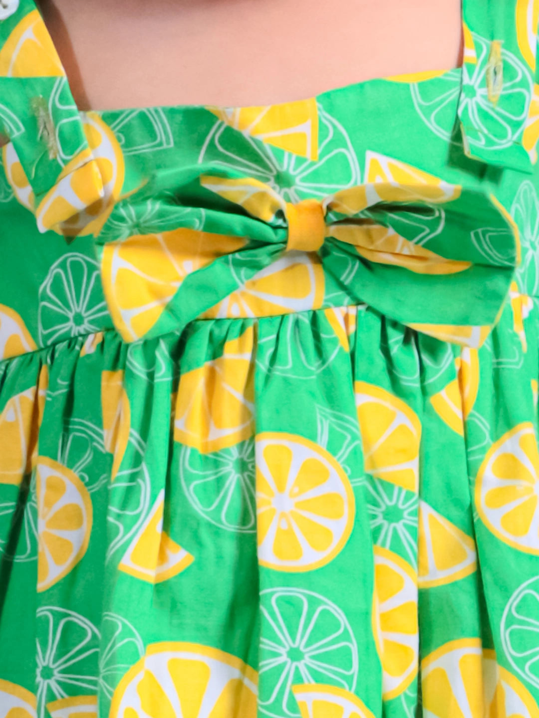 BownBee LemonLush Summer Dress for Girls