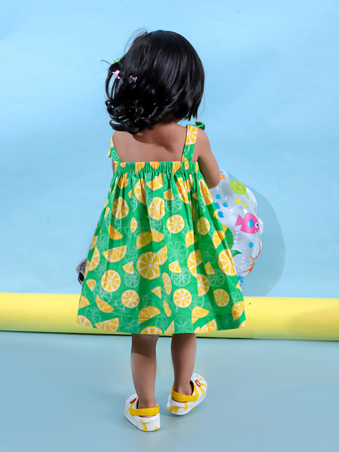 BownBee LemonLush Summer Dress for Girls