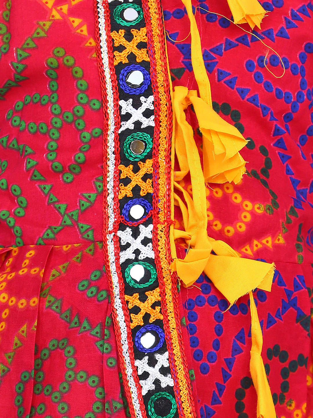 BownBee Kids Boys Navratri Dandiya  Garba Printed Navratri Kedia Dhoti
