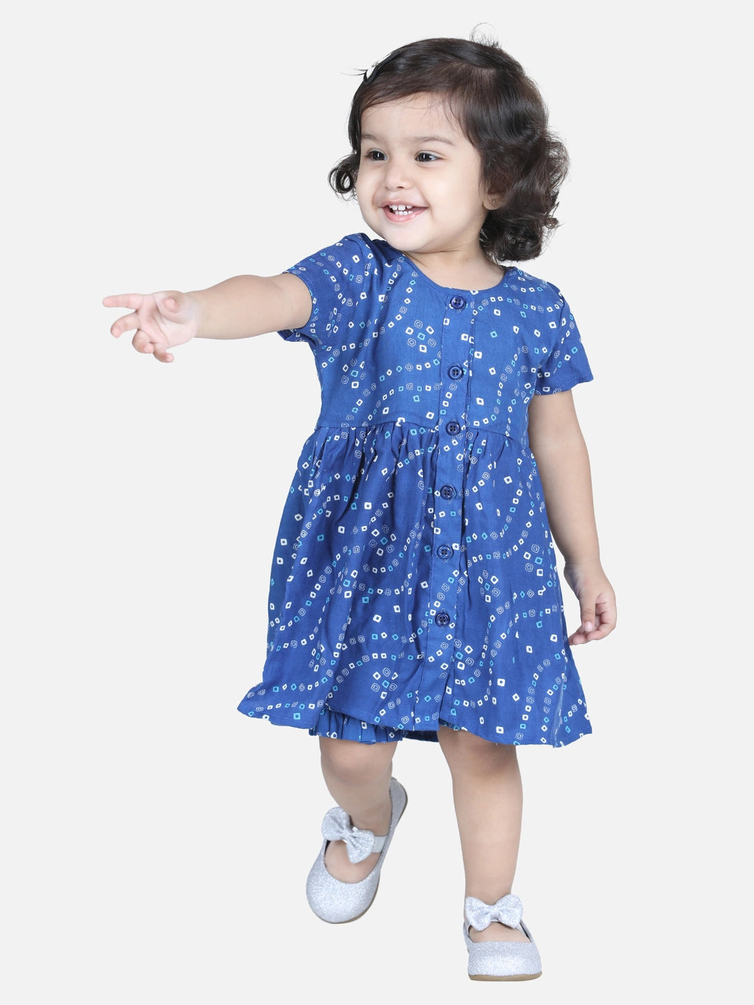 BownBee Infant Cotton Jhabla With Bloomer