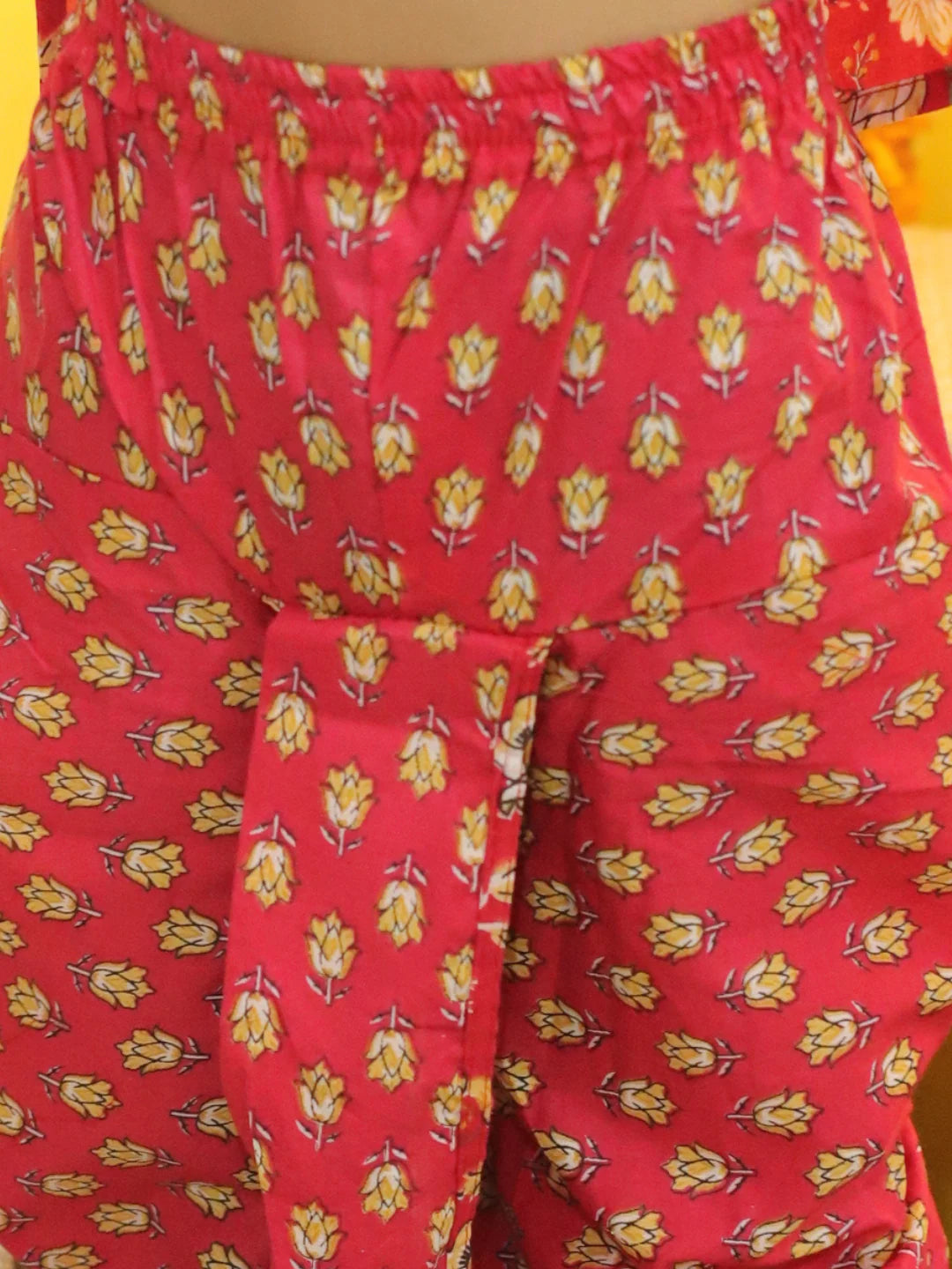 BownBee Boys Pure Cotton Full Sleeve Printed Kurta with Printed Dhoti