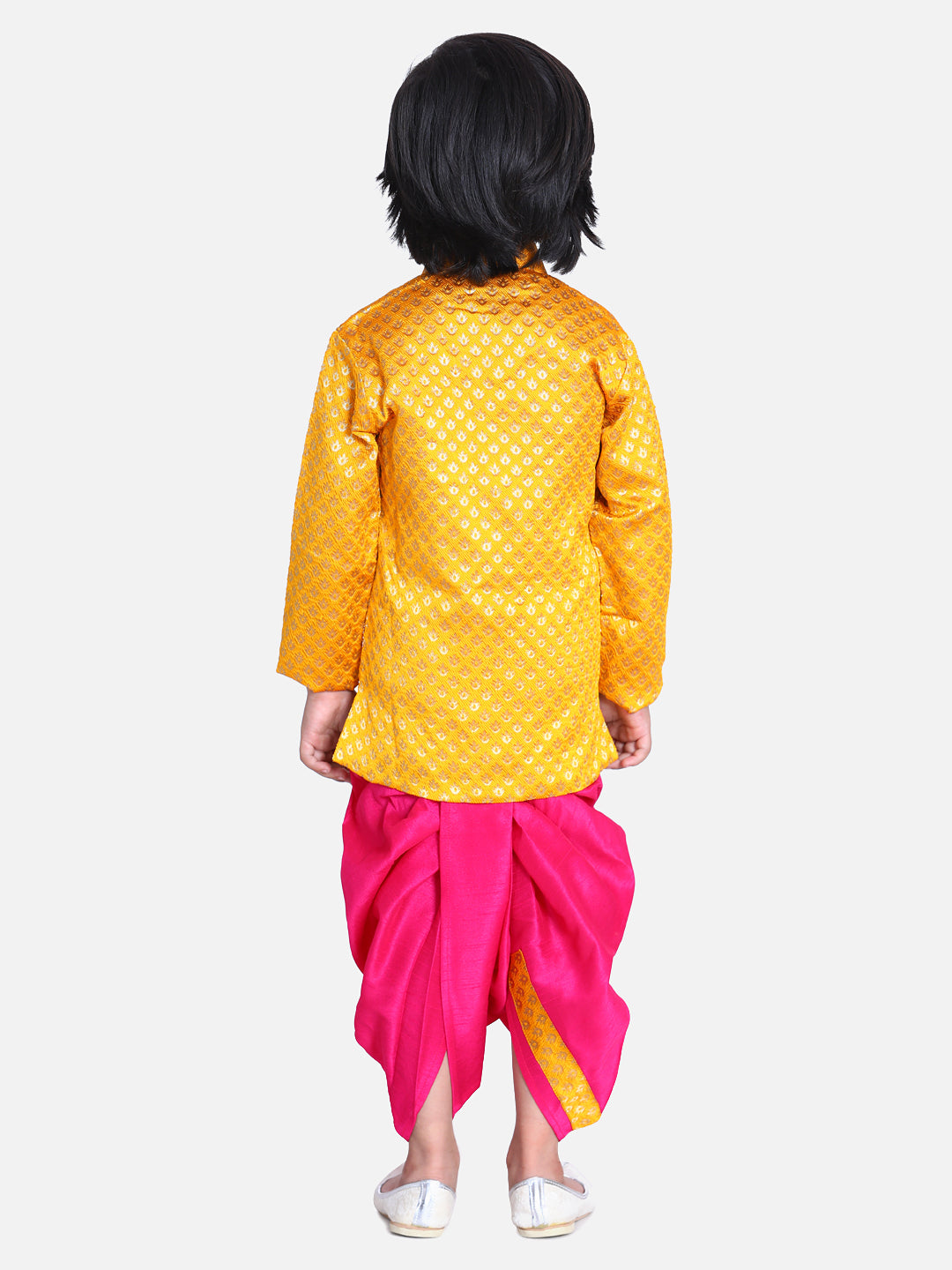 BownBee Boys Jacquard Front Open Sherwani