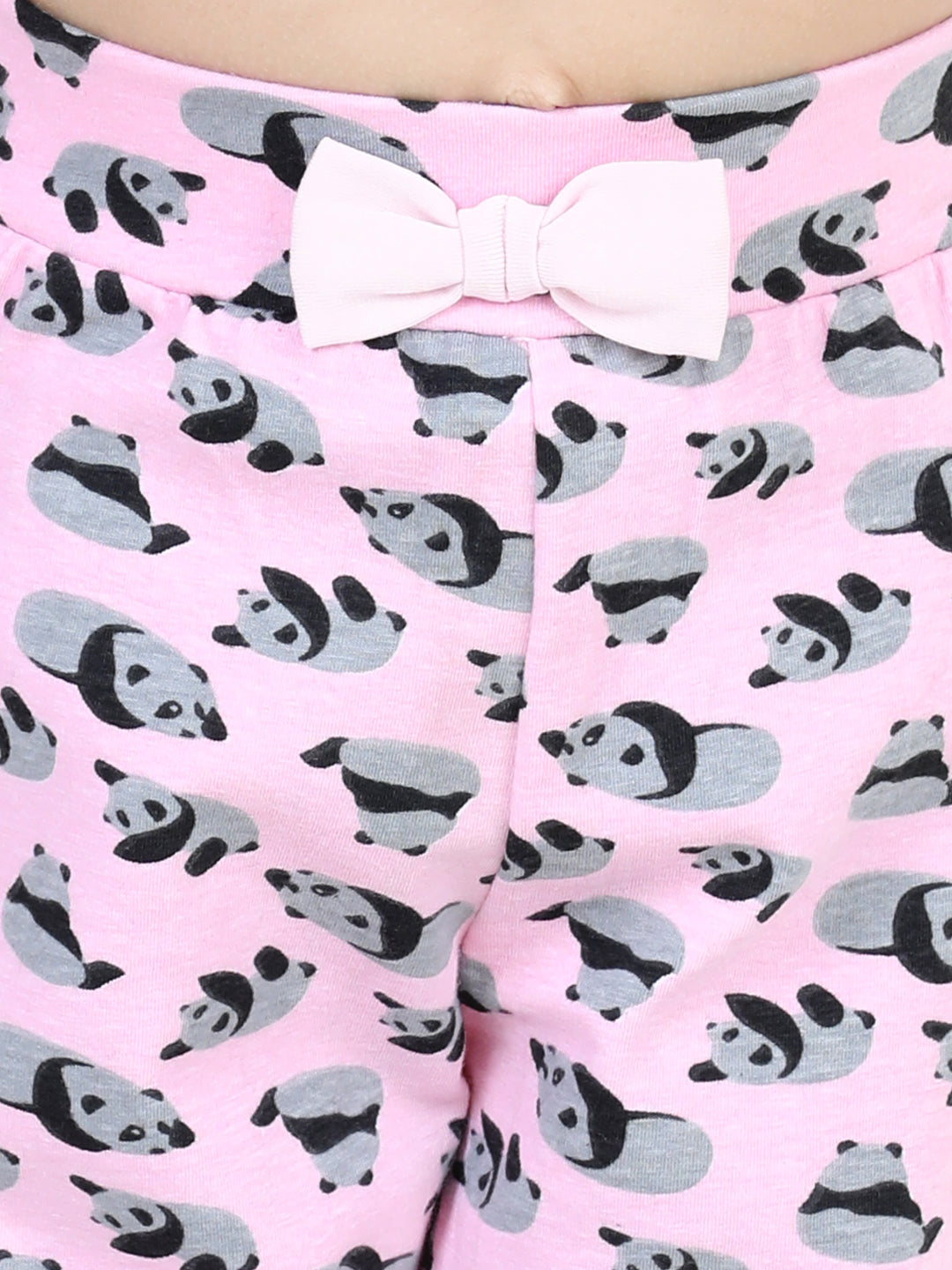 BownBee All Over Panda Printed Leggings - Pink