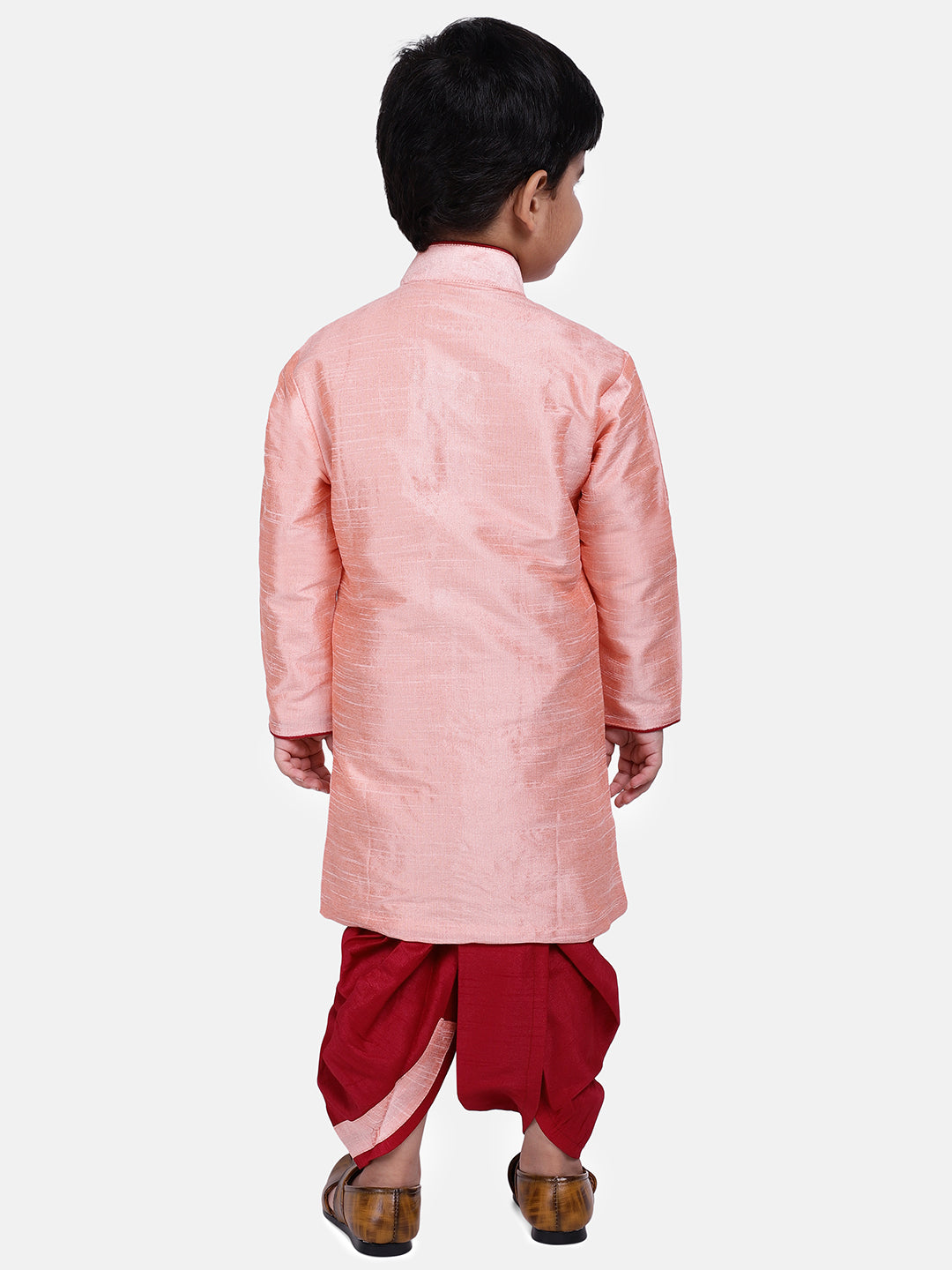BownBee Solid Full Sleeves Sherwani With Dhoti -Super Sale