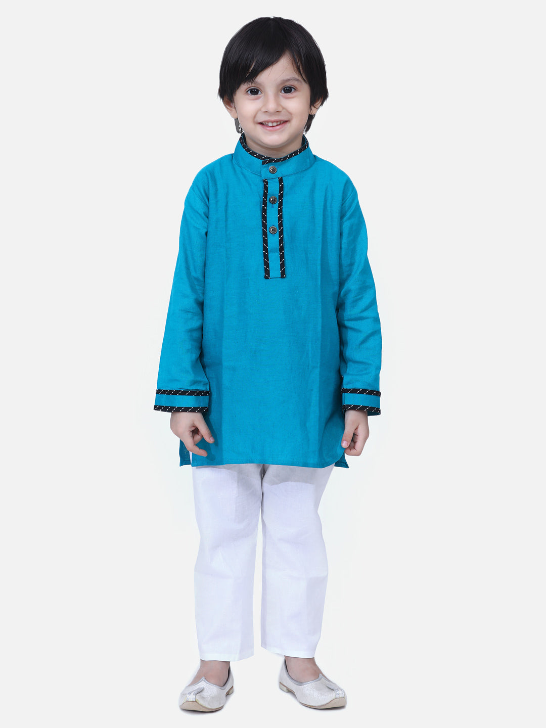 BownBee Full Sleeve Stand Collar Kurta Pyjama-Super Sale